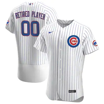 mens nike white chicago cubs home pick a player retired ros